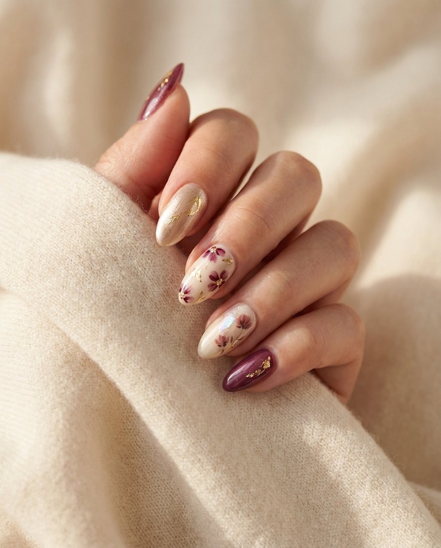 Kleurrijke gelpolish set met fijne nailart